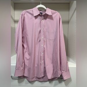 GAP Pink and White Pinstripe Men’s Button Down